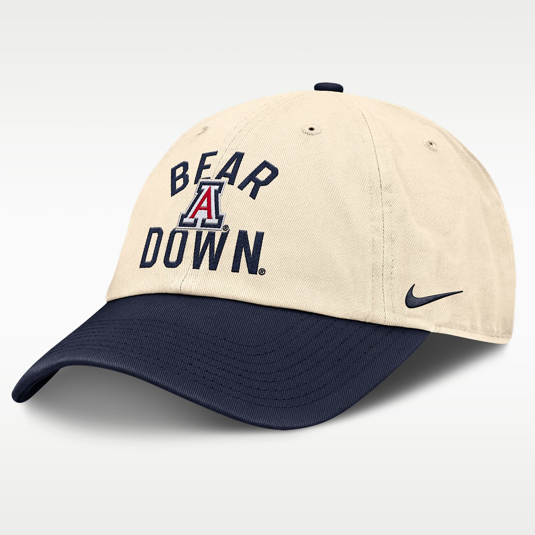 00s NIKE archive 2トーンキャップ　珍品 Arizona Primetime 2-Tone Club Men's Nike College Adjustable Hat